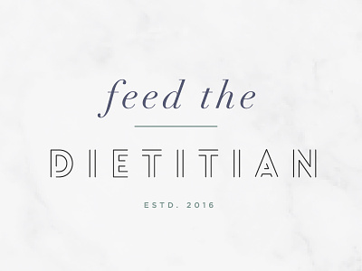 Feed the Dietitian blogger branding dietitian food blog nutrition