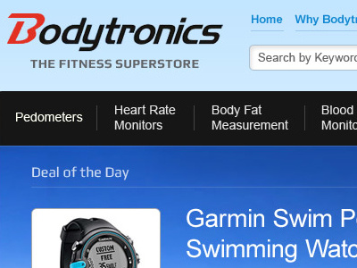 Bodytronics design ecommerce