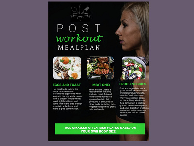 Diet Flyer design. branding design graphic design typography ui ux vector