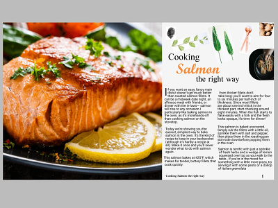 Food brochure design. branding design graphic design illustration typography ui ux vector
