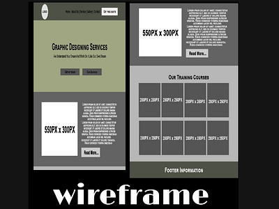 Wireframe using Adobe Photoshop