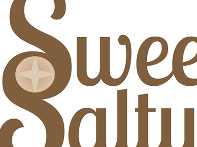 Sweet & Salty Logo bakery brown logo pastry