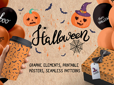 Halloween collection fall clipart