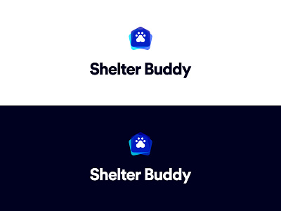 Shelter Buddy Logo animal animal logo database icon design iconography icons layers lettering logo logodesign logotype paw pet shelter