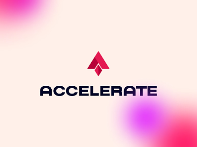 Accelerate Brand agency brand branding colors development gradient iconography logo moon programmer rocket software space studio technology typography