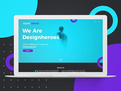 Designheroes / Website design digital agency landing page one page web webdesign website