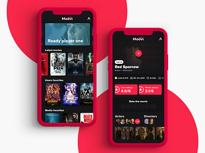 Cinema ticket app concept