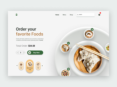 Food landing Page