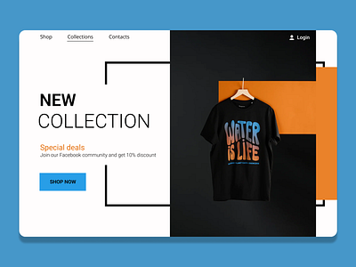 Fashion Landing Page for Retails