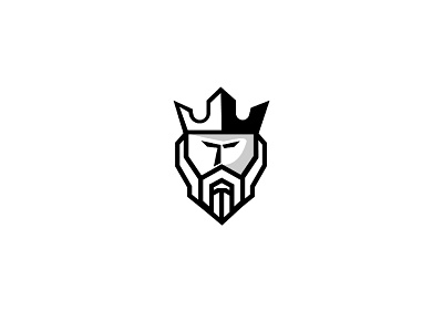 poseidon design emblem illustration logo