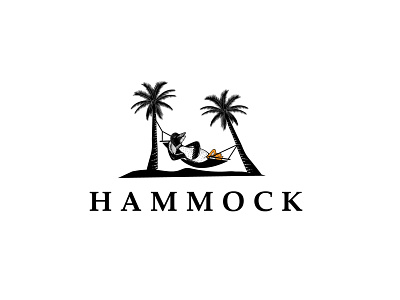 HAMMOCK branding design emblem illustration logo
