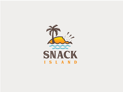 SNACK branding design emblem illustration logo