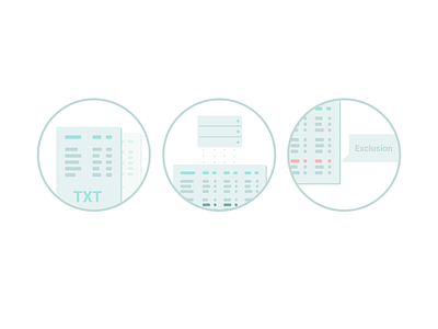 Database icons database icon icons illustration list