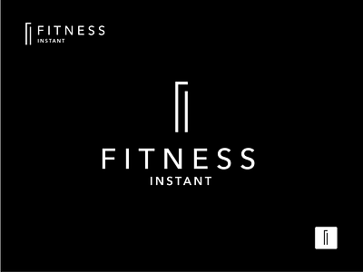 Fitness Instant design logo vector