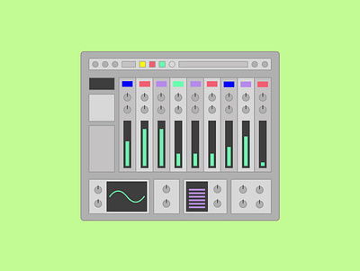 Ableton Live icon illustration minimal uidio