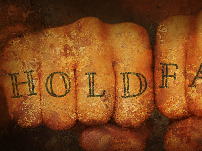 Hold Fast font hand drawn rustic transitional vintage