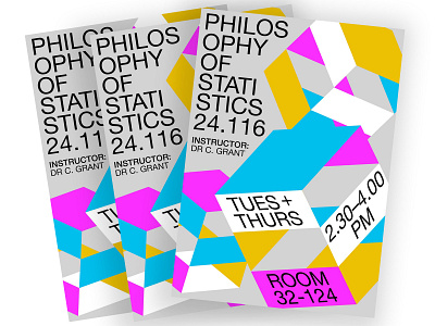 Philosophy of Statistics graphic design poster design