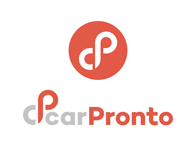 carPronto Update car logo logomark logotype used