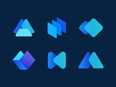 Abstract M Logos