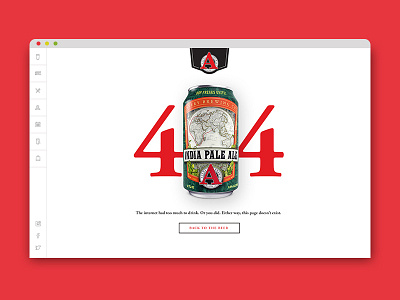 404 Page 404 beer clean digital. error simple web web design