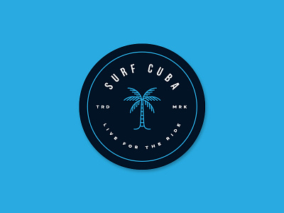 Surf Cuba Hat Patch