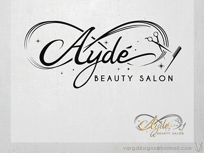 Ayde Beauty Salon beautysalon branding design graphic design icon illustration letters logo salon vector