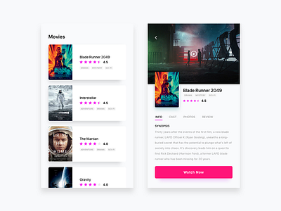 Movie App Concept