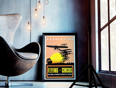 Flying Circus Poster fashion graphic graphic design poster