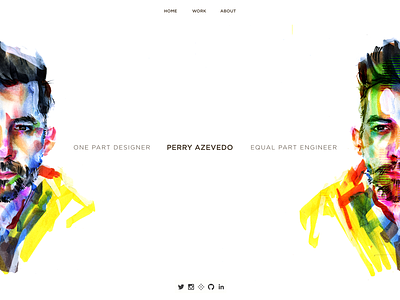 New personal website design personal portfolio