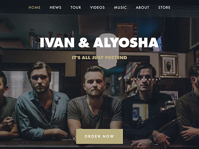 Ivan & Alyosha design website