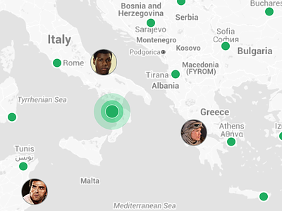 Map UI app branding location map prototype startup ui users