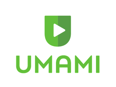 Umami branding green icon identity logo wordmark