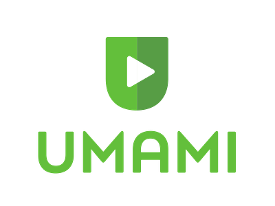 Umami branding green icon identity logo wordmark