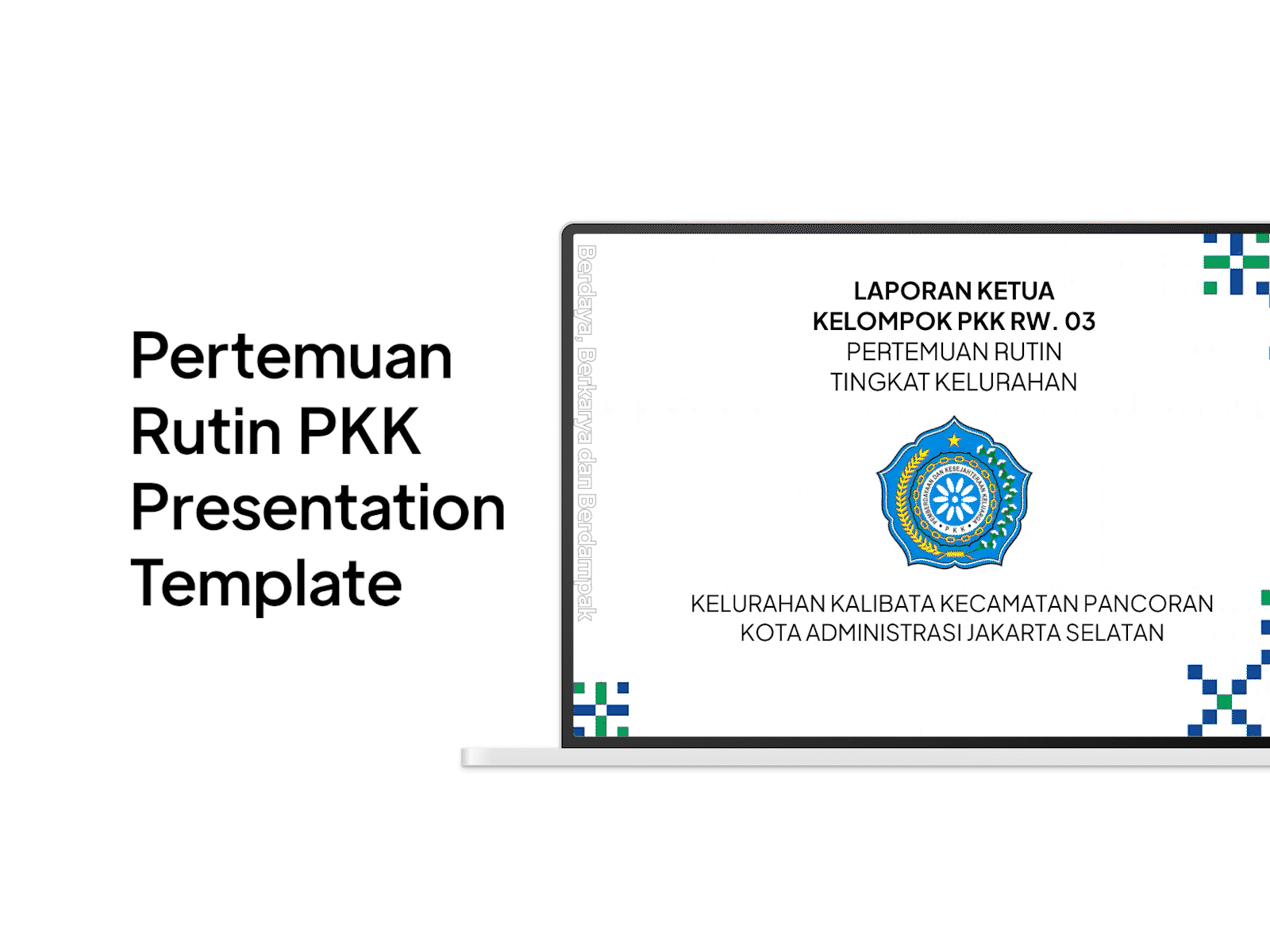 Pertemuan Rutin PKK Presentation Template graphic design presentation template