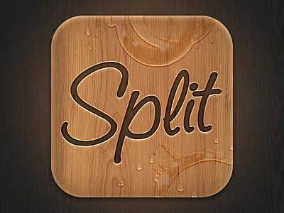 New Split icon app application bill icon ios split wood
