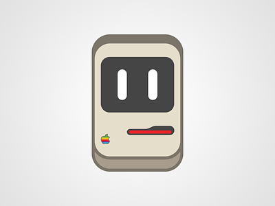 AppleAddicted's Macintosh mascot apple appleaddicted illustration mac macintosh mascot