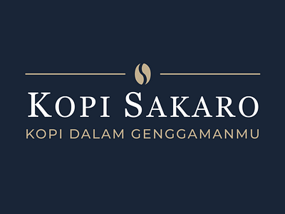 Kopi Sakaro Logo coffee design illustration logo