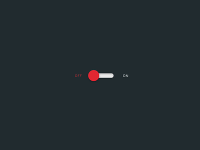 On / Off Switch Toggle (Old Daily UI Animation) accessibility animation aria checkbox codepen css css animation daily ui dailyui html ixd javascript switch toggle ui
