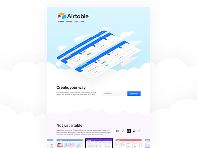 Airtable Product Landing Page