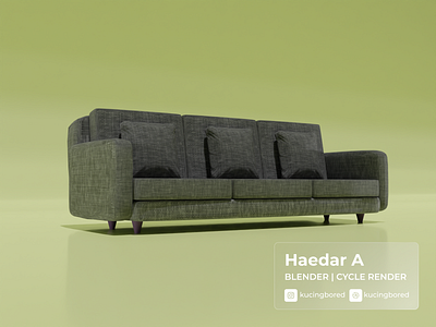 Sofa 3D Highpoly Render 3d 3dsofa blender highpoly3d sofa