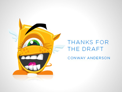 Thanks @conway! debut thanks