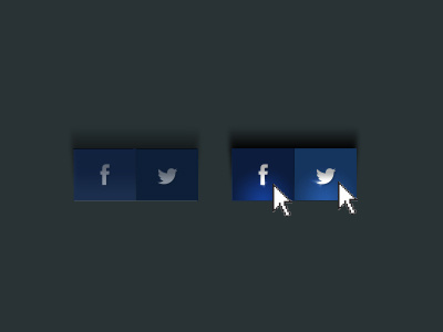 Scary Social icons facebook icons scary social twitter