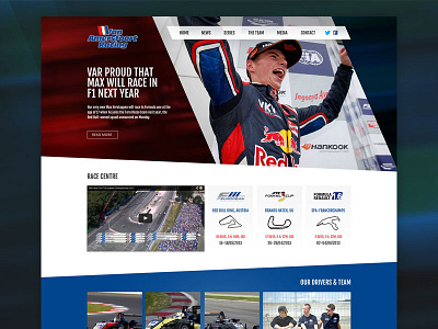 Van Amersfoort Racing formula 1 formula 3 motorsport racing web design website