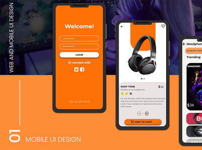 head phones ui ux