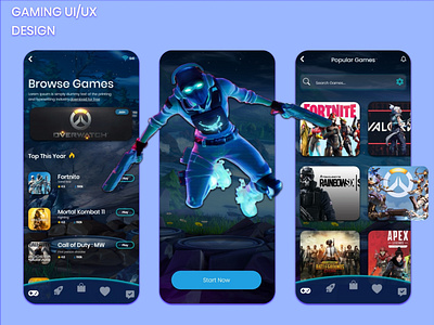 gaming ui ux