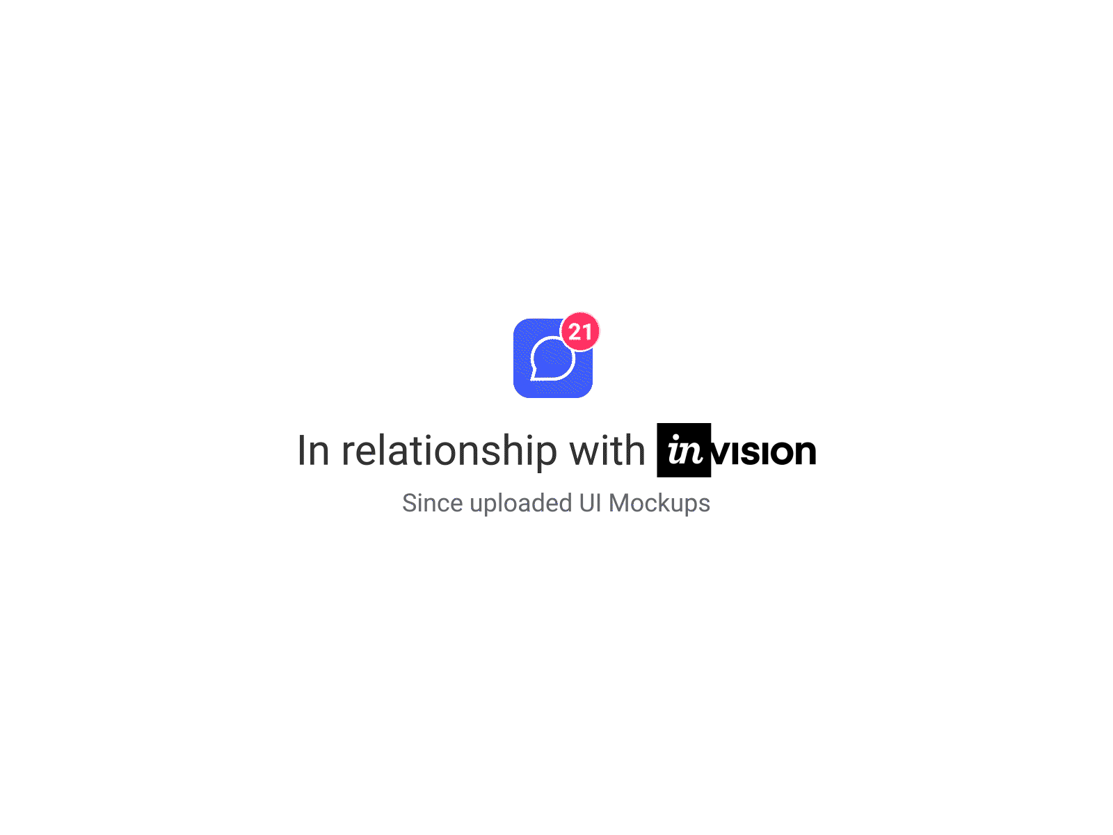 Relationship Announcement animation invision relationship shotoftheday ui
