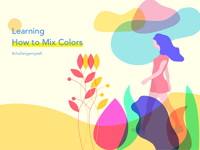 Learning Mix Colors 01 challenge color idea intensively learning mix multi myself oneshot supercolor trend