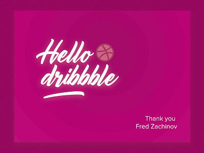 Hello Dribbble