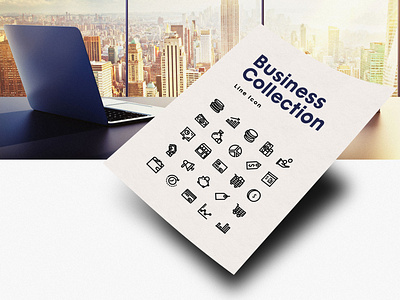 Business Collection Icon brand business icon flat design graphic design icon line icon