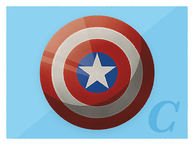 C is for Captain America's Shield